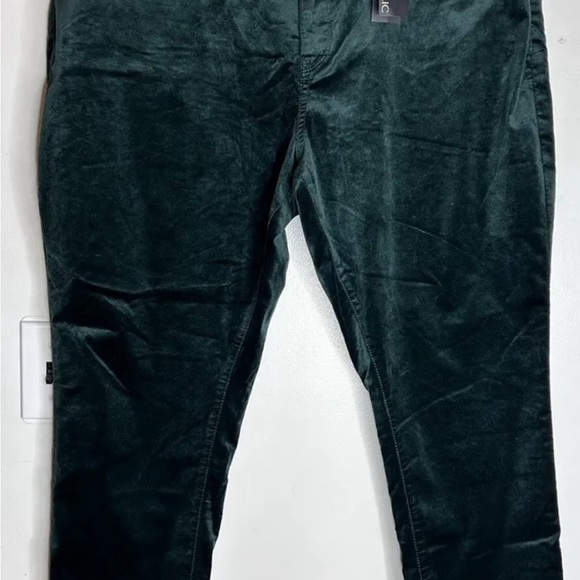 Banana Republic Women's Green Velvet Skinny High Rise Ankle Pants Size 35 - Picture 10 of 10